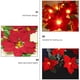 thumbnail image 2 of 1PC Navidad Flor roja Fruta Cadena de luces Adorno de lámpara de dintel de puerta (Rojo 2M), 2 of 5