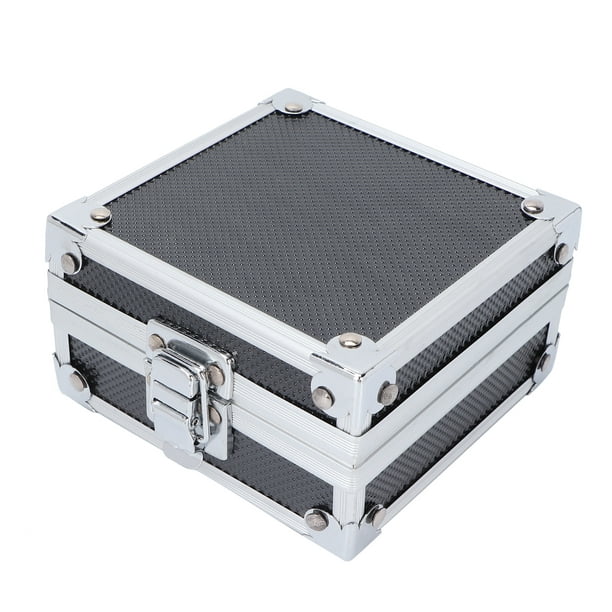 Petit Coffret, Boîte de Rangement de la Machine Robuste en Aluminium  Portable de Mode pour les Machines à Moteur pour Montres pour Instruments 