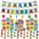 thumbnail image 4 of Serie de fiestas Numberblock, pancarta desechable para fiesta, adorno para tarta, bandera colgante, globos Numberblocks, decoración para tarta de cumpleaños, 4 of 4