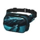 thumbnail image 2 of Fotbe Vintage Blue Pattern Whale Cangurera Cuadrada con Estampado de Doble Capa, Bolsa de Cintura Ajustable Mini para Hombres y Mujeres, 2 of 9