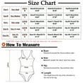 thumbnail image 3 of gakvbuo Summer Swimsuit Women One Piece Bathing Suit for Women Plus Size Swimsuit for Women Monokinis Bikini Ruffle Leaf Swimsuit V-Neck Swimwear Siamese Tummy Control Bathing Suit, 3 of 8
