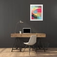 thumbnail image 3 of Weiss, Jan 25x32 White Modern Wood Framed Museum Art Print Titled - Layered Earth One, 3 of 4