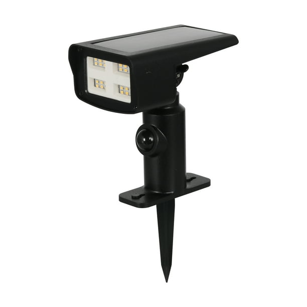 Better Homes & Gardens Solar Motion Sensor LED 30-600 Stake or Mount - Walmart.com