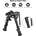 thumbnail image 6 of CVLIFE R/ifle Bipod, 6-9 Inch Adjustable Bipod Legs, Super Duty Tactical Bipod for sling swivel stud, Carbon Fiber, 6 of 11