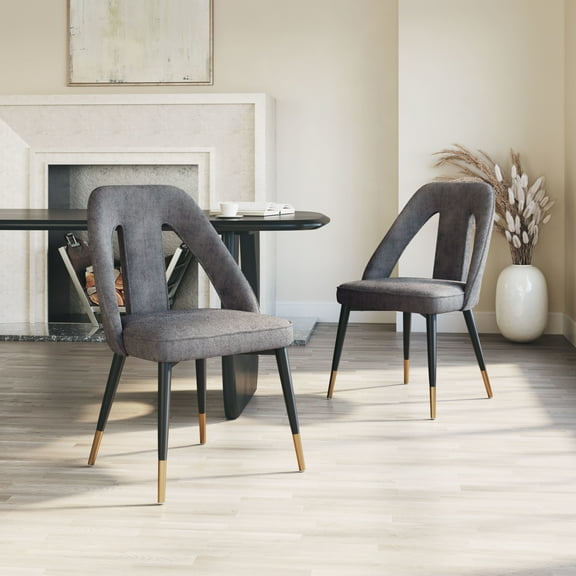 Artus Dining Chair Gray Dining Chair, Modern Style, Powder coated steel leg, Plywood, Indoor Dining