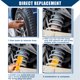 thumbnail image 4 of No.191512131B Tope de parachoques del puntal de suspensión para VW Jetta Golf 1985-1999 / Tope de parachoques de goma con montaje del puntal superior trasero / Durable / 1 pieza, 4 of 7