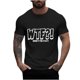 thumbnail image 3 of Xihbxyly Camisa de Manga Larga con Estampado de Moda para Hombre, Top Informal de Poliéster, Elegante Camiseta de Cuello Redondo, para Uso Diario, Atuendo de Verano y Primavera, Talla Mediana, Corte, 3 of 6