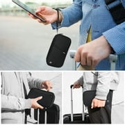 Toplive Travel Passport Wallet Organizer,Premium RFID Blocking Family Travel Document Organizer Case Family Passport Holder
