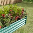 thumbnail image 6 of Raised Garden Bed, Rectangle Metal Raised Planter for Flowers Plants, Vegetables Herb, Green 4x2x1ft, 6 of 15