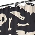 thumbnail image 3 of Halloween Spooky Elements Shower Curtain 84"x72" ,Bathroom Decorative Shower Curtains Set with 12 Hooks,Modern Waterproof Washable Shower Curtain, 3 of 6