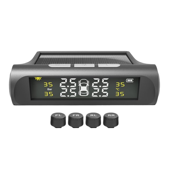 Sistema de Supervisión de presión de neumáticos DYNWAVEMX solar y carga USB