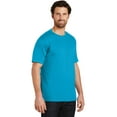 thumbnail image 4 of District Made Mens Perfect Weight Crew Tee-3XL (Bright Turquoise), 4 of 6