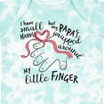 thumbnail image 4 of Inktastic I Have Small Hands, but My Papas Wrapped Around My Little Finger Boys or Girls Baby Bodysuit, 4 of 5