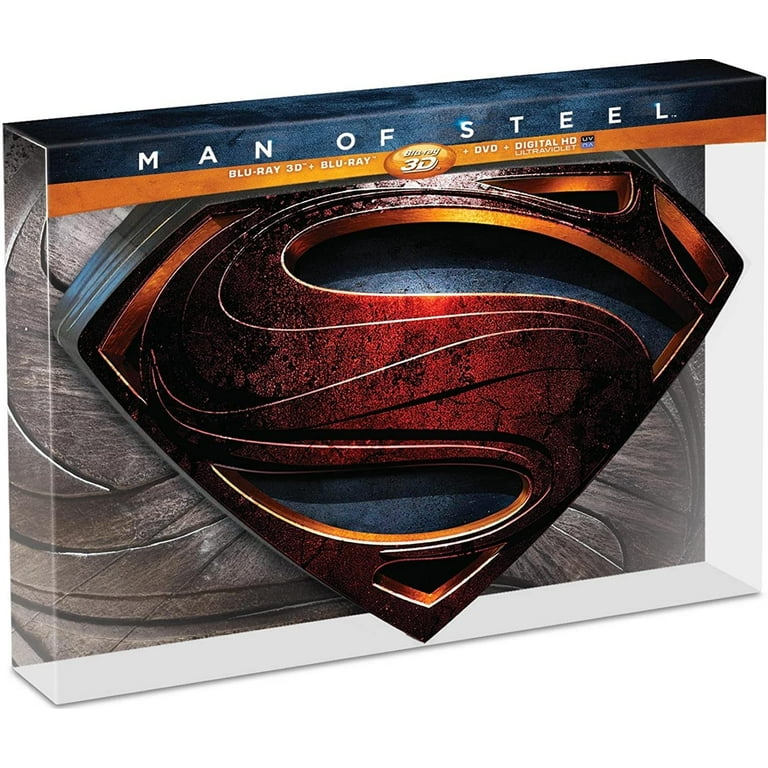 Man of Steel 3D Blu-ray (Blu-ray 3D + Blu-ray + DVD)