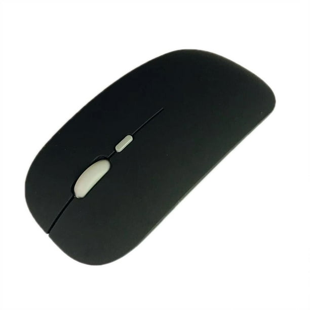 Seitruly Ratón inalámbrico recargable KOGOTA, receptor USB, ahorro de energía, silencioso, para escritorio, portátil, ordenador, ratón para juegos Computadoras y accesorios negro