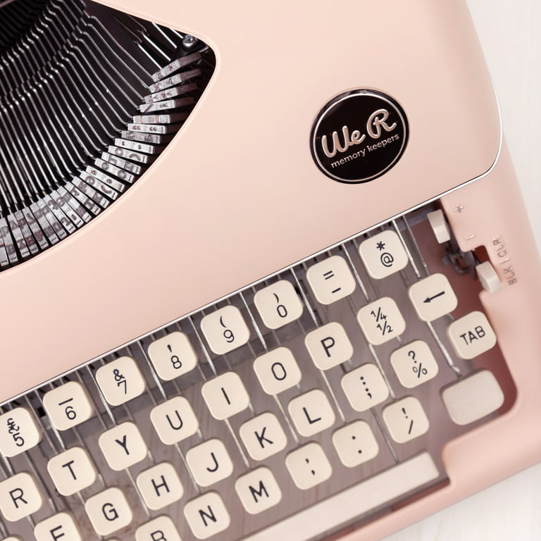 American Crafts We R Memory Keepers Typecast Typewriter - Ink Ribbon, Pink