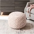 thumbnail image 1 of Loft Lyfe Pouf en Fil de Coton, Ivoire, 1 of 6
