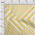 thumbnail image 2 of oneOone Viscose Chiffon Yellow Fabric Craft Projects Decor Fabric Printed By The Yard 42 Inch Wide, 2 of 5