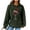 Army Green(NEW 3), variant on PFRNLF Christmas Hoodies for Women No Boundarie Casual Long Sleeve Drawstring Waffle Pullover Tops Loose Hooded Sweatshirt