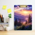 thumbnail image 2 of FORMRS Acrylic Clipboard with Low Profile Clip Standard A4 Letter Size, 12.5" x 9", Beautiful Mountain, 2 of 8
