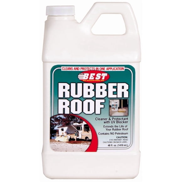 ProPack Rubber Roof Cleaner 55048 BEST; 48 Ounce Jug; Contains UV Blocker; Single