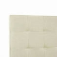 thumbnail image 6 of Jessenia Tufted Upholstered Headboard, Height Adjustable Queen Size Headboard, Bed Backboard Padded Premium Fabric Headboard- Cream, 6 of 6