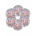 thumbnail image 7 of 13 Inch Round Placemats Set of 6, Blue Purple Gnomes Non Slip Heat Insulation PP Table Mats, Spring Hydrangea Flower Leaf Pink Plaid Washable Place Mats for Kitchen Dining Party Table Decor, 7 of 7