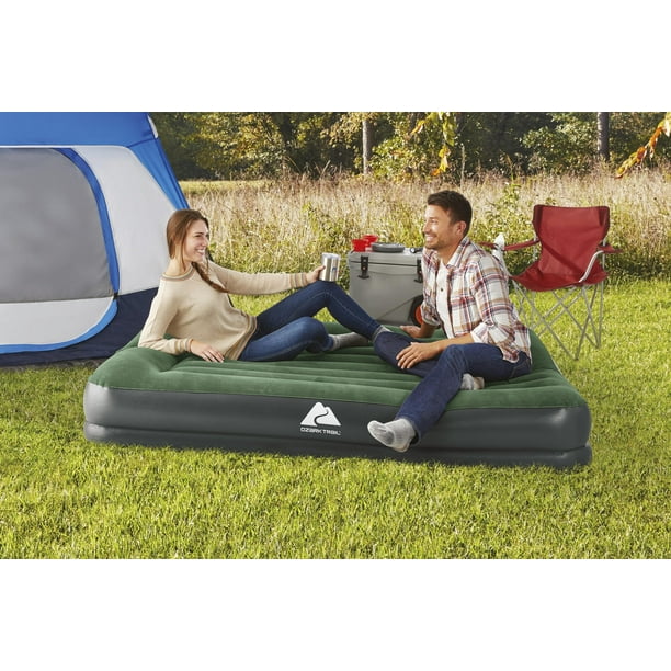 Ozark Trail 14" Air Mattress, with Builtin Pump, Queen