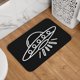 thumbnail image 5 of Alfombra de baño antideslizante súper suave transparente con diseño de nave espacial extraterrestre OVNI para baño, cocina, dormitorio, hogar, 15,75 x 23,62 pulgadas, 5 of 6