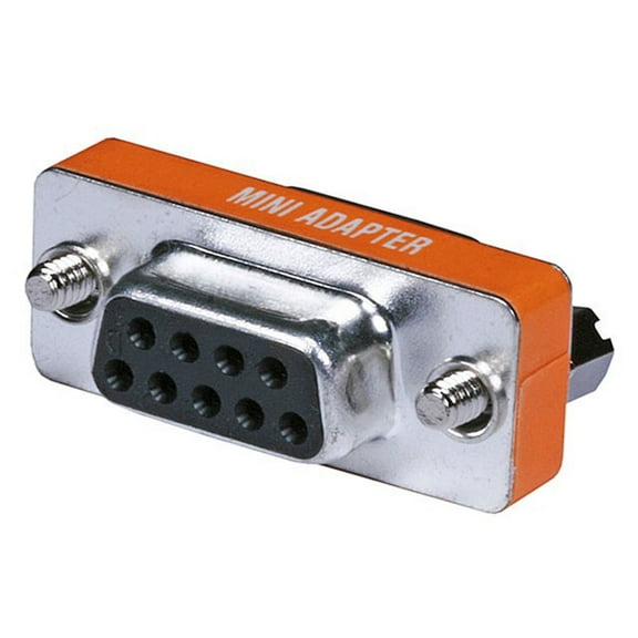 Monoprice DB9 Female/Female Mini Null Modem Adapter