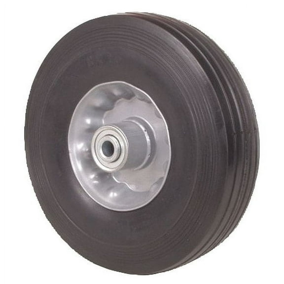 Solid Rubber Wheel,6 in.,200 lb.,Offset 1NXB5