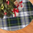 thumbnail image 2 of Falda para árbol de Navidad con diseño de cuadros escoceses de Gordon Dress, suave y divertida, decoración navideña navideña de granja de 48", 2 of 4