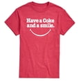 thumbnail image 3 of Coca-Cola - Coke and a Smile Mouth - Men's Short Sleeve T-Shirt, 3 of 5