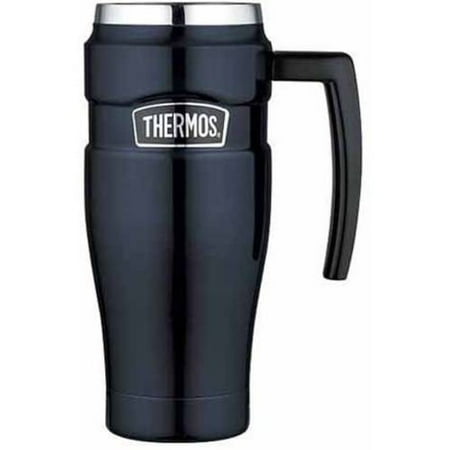 Thermos Stainless Travel Mug, 16 oz, Midnight Blue