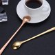 thumbnail image 4 of 1 cuchara de café, cuchara para revolver, cuchara para beber, cuchara para té, cuchara de acero inoxidable para revolver café y leche, accesorio de barra de cocina (oro rosa), 4 of 5