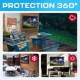 thumbnail image 5 of Garnetics 52-55” Outdoor TV Cover Waterproof and Weatherproof Outside Television Protector, Football, 5 of 7