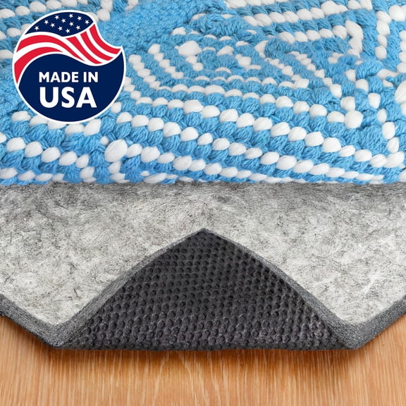 RUGPADUSA, 7'x9', Non-Slip Felt and Rubber Rug Pad (1/4" Thick), Protects Your Floors, Low-VOC, 100% Made in the USA, 2-Year Warranty