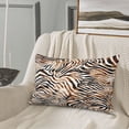 thumbnail image 5 of Lsque Watercolor Zebra Pattern Pillow Case – Soft & Cozy Throw Pillow Cover, Hypoallergenic Cushion Case for Sleeping Women with Envelope Closure-16"x24", 5 of 6