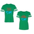 thumbnail image 1 of I Don' T Need Google My Wife knows Everything I 'm Google Unisex Couple Matching Cotton Jersey style T-Shirt Contrasting stripes on sleeves (Men Green / Women Green) (Men S / Women XL), 1 of 3