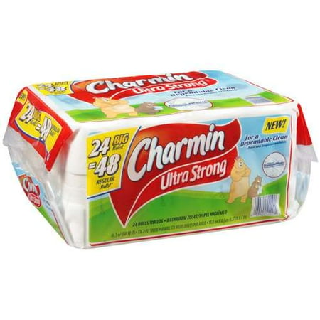Charmin Ultra Strong Toilet Paper, 24 Roll count