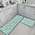 thumbnail image 3 of Nautical Anchors Kitchen Rugs and Mats Non Skid Washable Set of 2, Vintage Wood Boards Kitchen Mats for Floor, Rustic Kitchen Runner Rug, Summer Kitchen Decor, 3 of 6