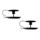 thumbnail image 2 of Candelabro, candelabro negro Candelabro de metal negro con mango Candelabro meticulosamente diseñado, 2 of 8