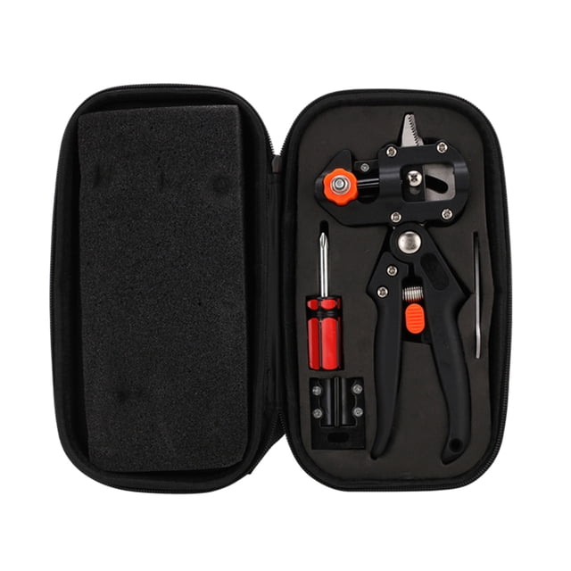 Tijeras de injerto Sunnimix Pruner de injerto Mango antideslizante Negro