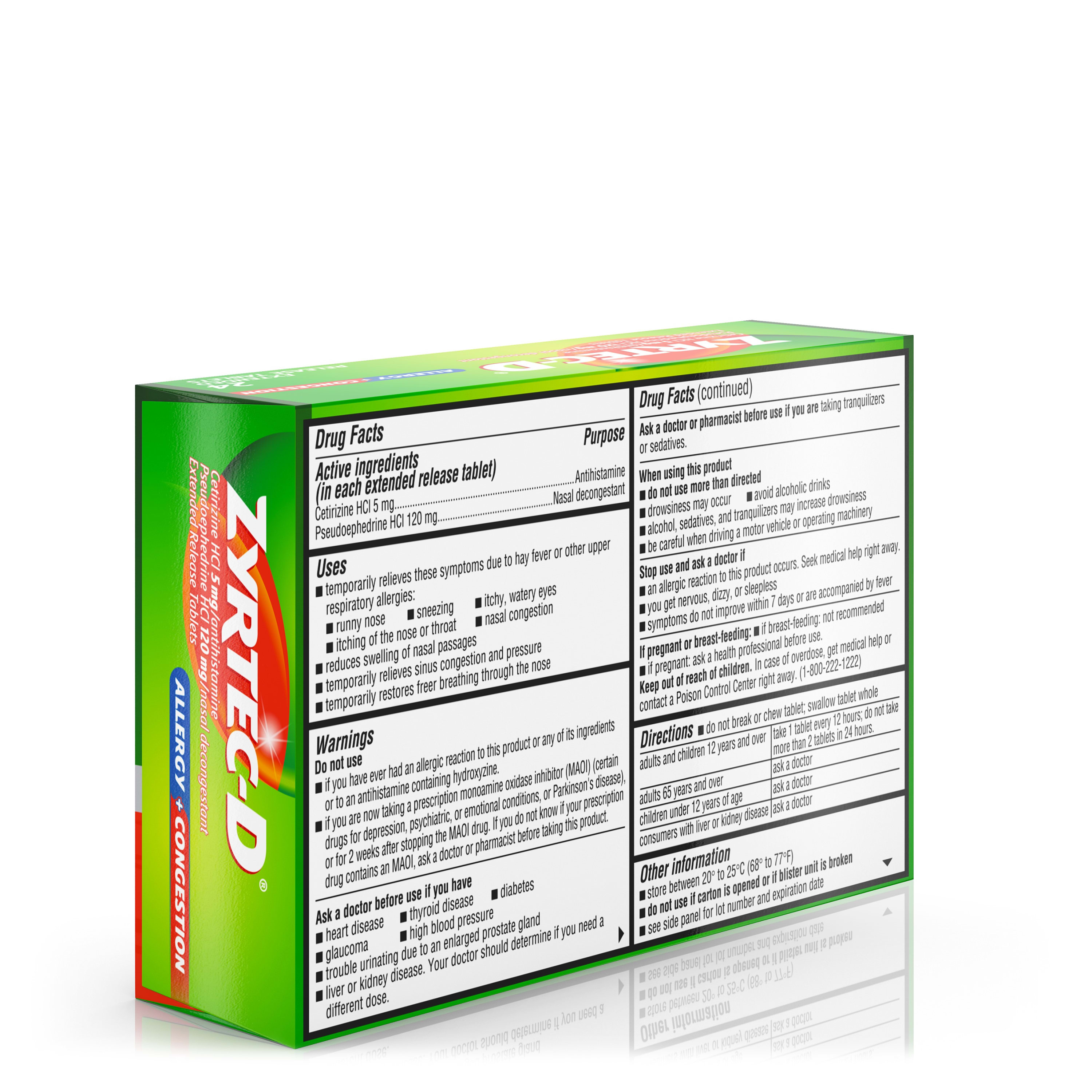 Price Of Zyrtec D