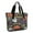 Halloween Spooky Words, variant on Tote Bag for Women - Halloween Witch Spooky Icons Pattern Shoulder Bag - Large Utility Work Duffle Bag with Zipper Handbag for Travel, Work, Sprots