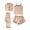 Rose Gold, variant on Womens PJ Pajama Sets PJ’s Pajamas Pajama Sets Soft Sleepwear Home Outfit Nightwear for Cozy Two Piece Set Pajamas Pyjamas Pjs Black L