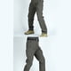 thumbnail image 4 of Pantalones de trabajo largos para hombre, elegantes, de color sólido, con múltiples bolsillos y cálidos., 4 of 4