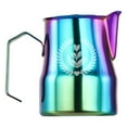 thumbnail image 2 of Taza de espuma de leche Baoblaze Acero inoxidable jarra de barista 500ml colorido, 2 of 7