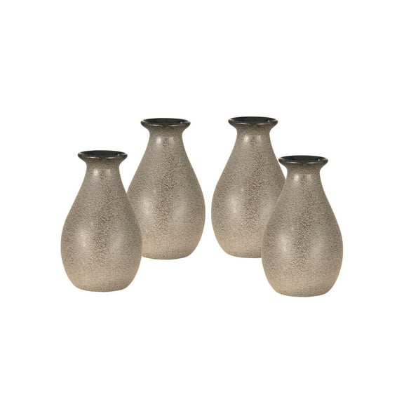 Springdale 5"H Speckle 4-Piece Art Glass Mini Vase Set