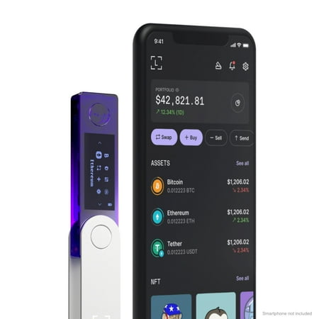 Ledger - Nano X Crypto Hardware Wallet - Bluetooth - Cosmic Purple